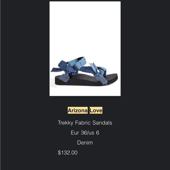 ARIZONA LOVE DENIM SANDALS US 6 - Picture 3 of 6